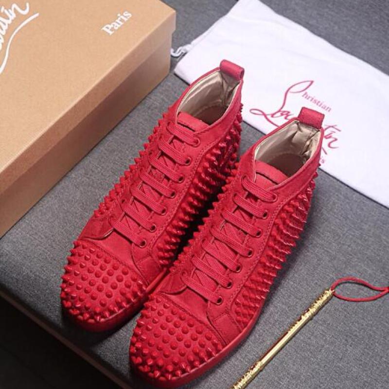 Buy Cheap Christian Louboutin Bottom Red Bottoms Studded Spikes CL Mens  casual Shoes Sneakers #9131133 from