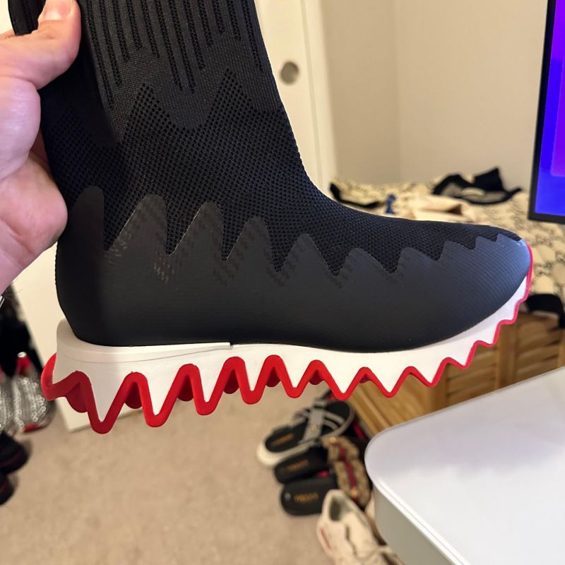 Christian Louboutin Sharky Sock Sneakers