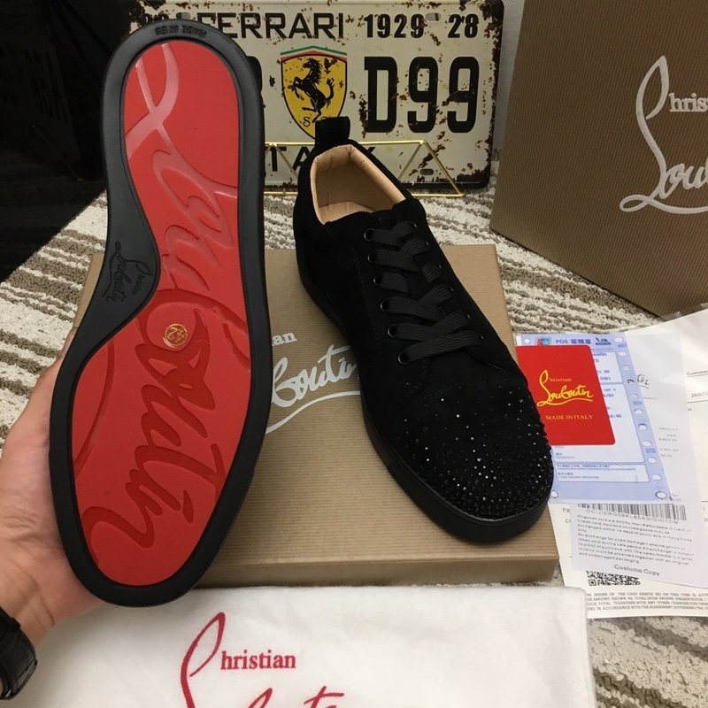 Christian Louboutin Red Bottoms Mens Sneakers