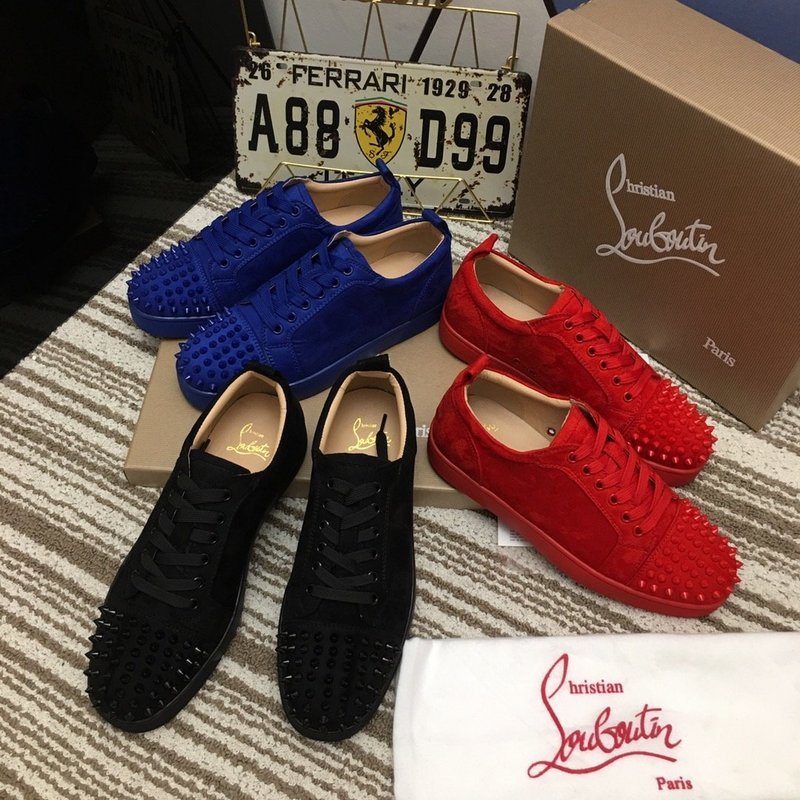 Buy Cheap Hot Christian Louboutin Sneakers Red Bottoms Bottom Men Women  Fashion High Cut Party Lovers Shoes #99897398 from