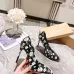 4Christian Louboutin Shoes for Women's CL Pumps Blue/Black #A47879