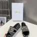 4Dior Shoes for women Embroidered Christian Platform Slippers #A48948