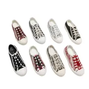 Women's Dior Sneakers 2021 women's lace up low top inside elevated casual round head flat bottomed women's shoes #999902680