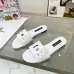 1DG Women White slippers sandals #A26591
