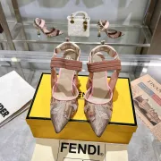 Fendi Women's Colibri 55MM/85MM Embellished Leather Slingback Pumps #A49031