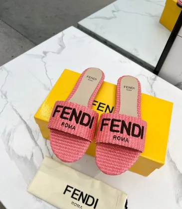 Fendi shoes for Fendi slippers for women #A39114