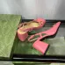 12Gucci 2022 Sandals summer new chain sandals square toe retro chunky heel single shoes one word buckle Mary Jane women's shoes #999924918
