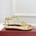 23Gucci Shoes for Women Gucci Sandals Women's sandal with bamboo patent leather #A54023