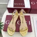 24Gucci Shoes for Women Gucci Sandals Women's sandal with bamboo patent leather #A54023