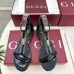 6Gucci Shoes for Women Gucci Sandals Women's sandal with bamboo patent leather #A54023