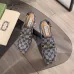 13Gucci Women Leather Sandals Heel height 8.5cm #A34923
