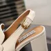 Gucci Women Leather Sandals Heel height 8.5cm #A34923