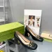 14Women Gucci Leather Sandals Heel height 25CM #A34921