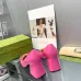 3Women Gucci Leather Sandals Heel height 25CM #A34921