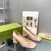 10Women Gucci Leather Sandals Heel height 25CM #A34921