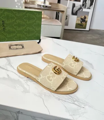 Gucci Shoes for Women's Gucci Slippers Marmont Toile #A48989