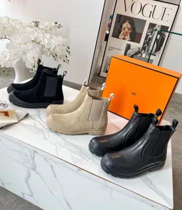 Hermès Chelsea Boots: Timeless Silhouettes in Diverse Textures, Elevating Everyday Style #A54196