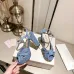 5Jimmy Choo Shoes Nappa Leather Platform Sandals Blue #A48868