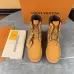 7Louis Vuitton x Timberland boots for Louis Vuitton Unisex Shoes 3.5CM #A44156