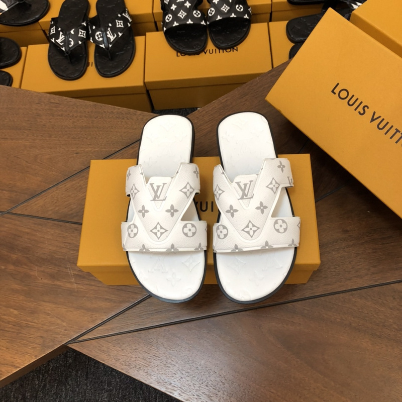 Louis Vuitton, Shoes, Louis Vuitton Slides Men