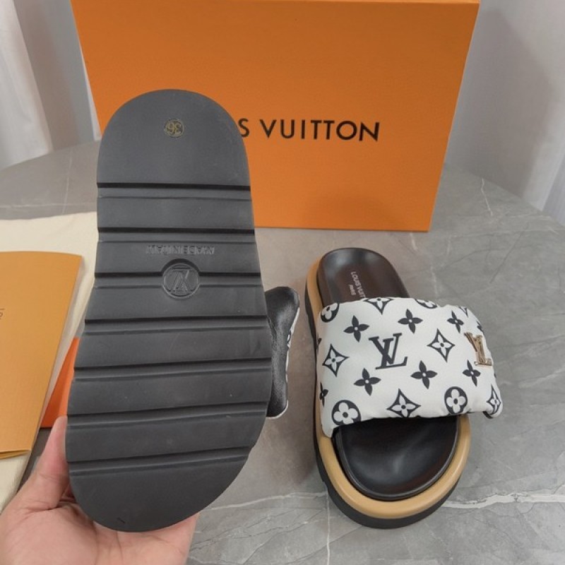Louis Vuitton, Shoes, Louis Vuitton Pillow Slides Size 2