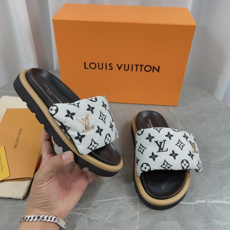 Louis Vuitton, Shoes, Louis Vuitton Pillow Slides Size 2