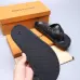 Men Louis Vuitton Slippers Casual Leather flip-flops Double leather high quality outsole wear resistant #9874785