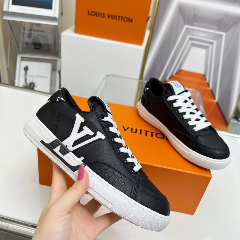 Giày Louis Vuitton LV Trainer Sneaker Black White 1AAV8H
