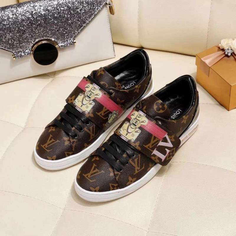 Buy Cheap Louis Vuitton women latest casual shoes leather fabric