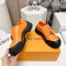 6Louis Vuitton Black Sneakers: Patent Leather &amp; Iconic LV Logo, Merging Luxury and Edge Black/White/Brown #A54199