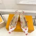 6Louis Vuitton Shoes for Women's Louis Vuitton Pumps Chérie Slingback Pumps Black/White #A54180