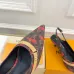 9Louis Vuitton Shoes for Women's Louis Vuitton Pumps Chérie Slingback Pumps Black/White #A54180