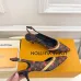 10Louis Vuitton Shoes for Women's Louis Vuitton Pumps Chérie Slingback Pumps Black/White #A54180