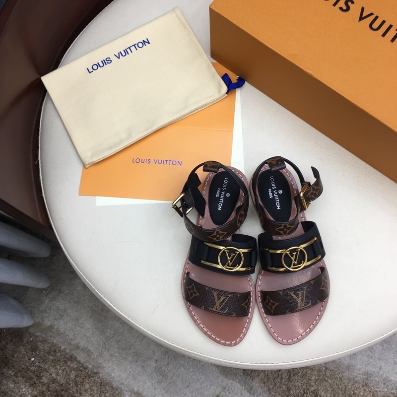 Buy Cheap Louis Vuitton High quality leather fabric goat skin Inside Women's  sandals #99900714 from