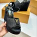 3Louis Vuitton Shoes for Women's Louis Vuitton Mare Wedge Sandal #A53200