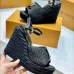 4Louis Vuitton Shoes for Women's Louis Vuitton Mare Wedge Sandal #A53200