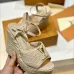 8Louis Vuitton Shoes for Women's Louis Vuitton Mare Wedge Sandal #A53200