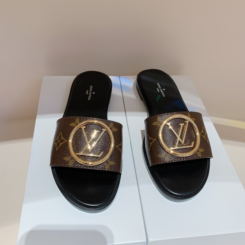 Buy Cheap 2021 Women's Louis Vuitton Slippers AAAA Original
