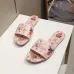 Louis Vuitton Flat Low Flip Flop 5D Printed Jade Rabbit Pattern #A23188