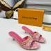 6Louis Vuitton Shoes for Women's Louis Vuitton Slippers Heel height:5.5cm #A54019