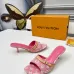 9Louis Vuitton Shoes for Women's Louis Vuitton Slippers Heel height:5.5cm #A54019