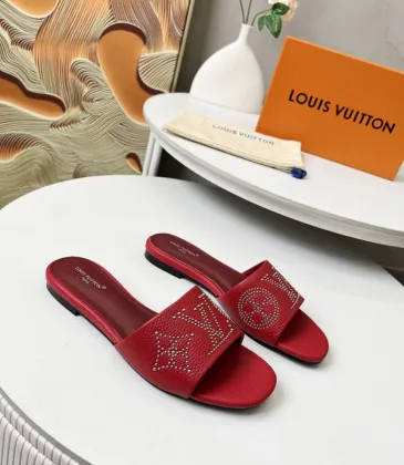 Louis Vuitton Shoes for Women's Louis Vuitton Slippers Isola Flat Mule #A49001