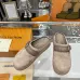 7Louis Vuitton Shoes for Women's Louis Vuitton Slippers LV Easy Monogram Grey/Brown #A54179