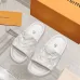 23Louis Vuitton Shoes for Women's Louis Vuitton Slippers Waterfront Beach slippers #A53228