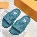 11Louis Vuitton Shoes for Women's Louis Vuitton Slippers Waterfront Beach slippers #A53228