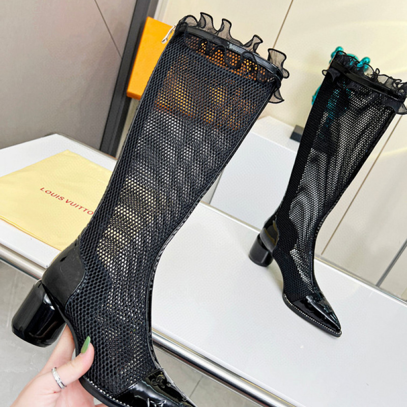 Louis Vuitton Mesh Sock Boots
