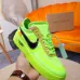 Nike x OFF-WHITE Air Force 1 shoes Green #999928118