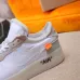 Nike x OFF-WHITE Air Force 1 shoes High Quality White #999928121