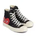 3 Converse plimsolls 1970s CDG PLAY sneakers #9120852