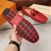 LV leather Shoes for MEN red #999850